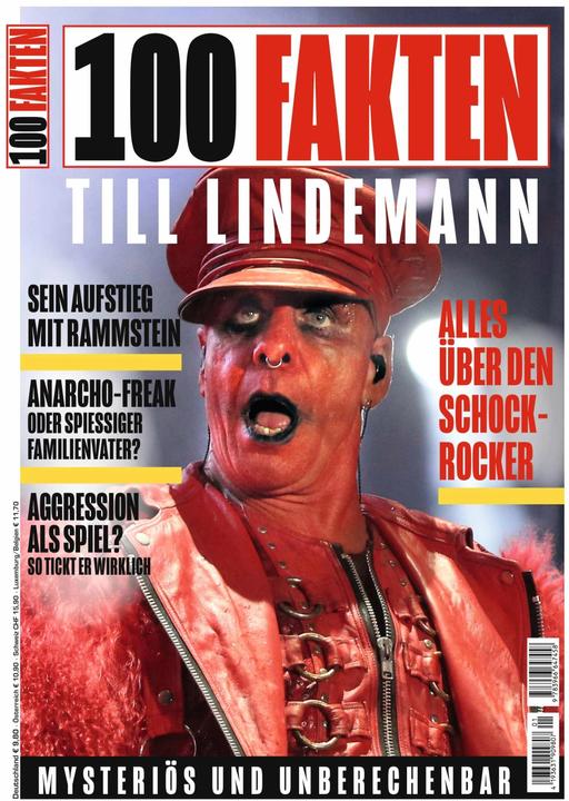 Image du produit 100 Fakten zu Till Lindemann (Allemand, Jens-Uwe Berndt, Michael Fox Gambock, 2023)