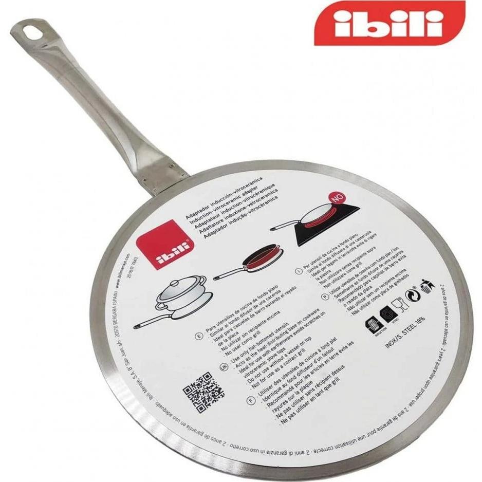 Ibili Adapter Ø 14 cm Edelstahl, Zubehör Kochgeschirr, Silber
