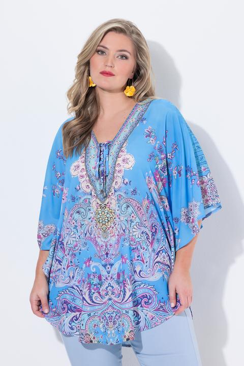 Actual product image Miamoda Loose fit all-over pattern blouse kaftan (42, 44)