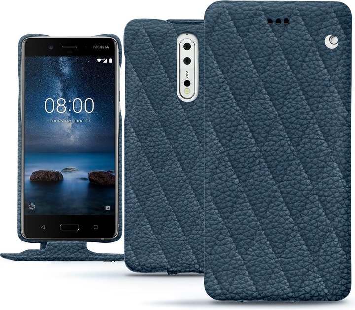 Noreve Lederschutzhülle vertikal (Nokia 8)