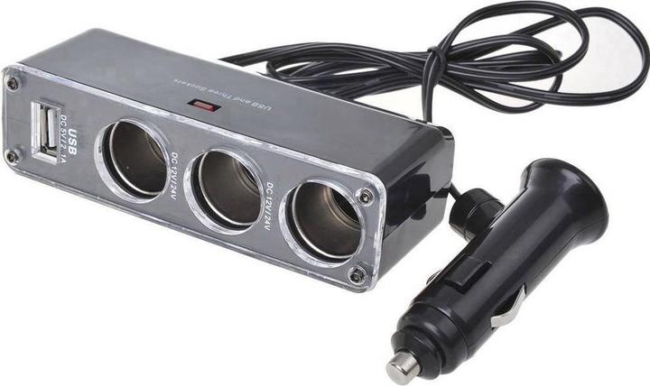 IWH 3-way socket USB charging port