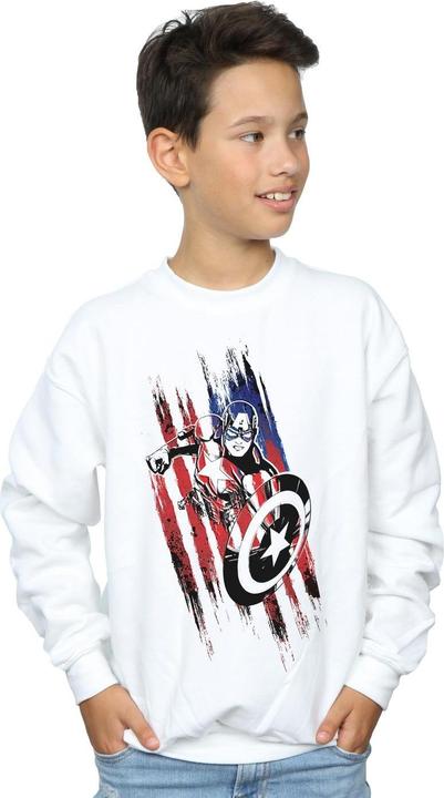 Produktbild Avengers Captain America Streaks Sweatshirt Jungen (104)