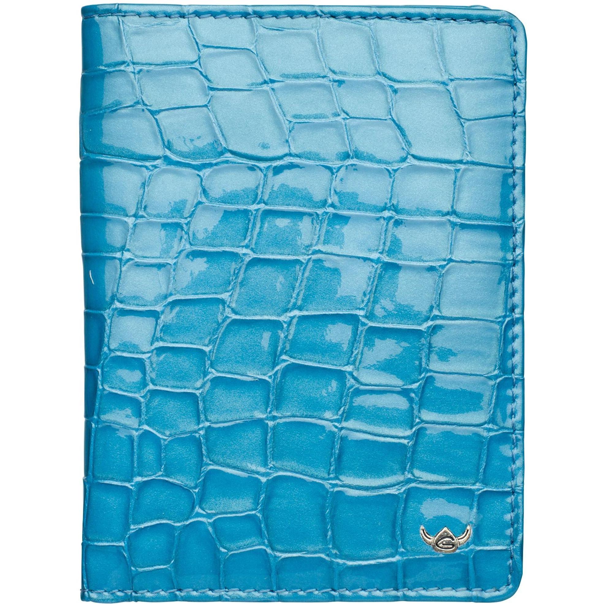 Golden Head, Damen, Portemonnaie, Cayenne Ausweisetui RFID Leder 9 cm, Blau