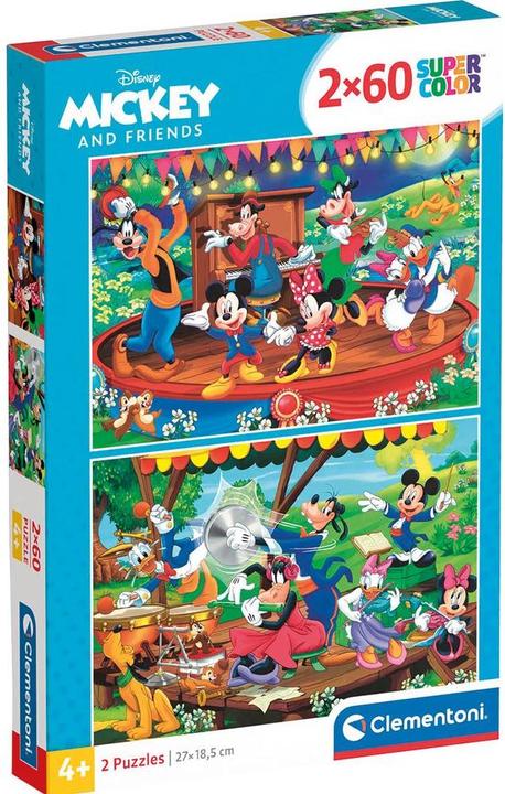 Immagine prodotto Clementoni Puzzle Mickey and Friends 2x60 pezzi. (60 pezzi)