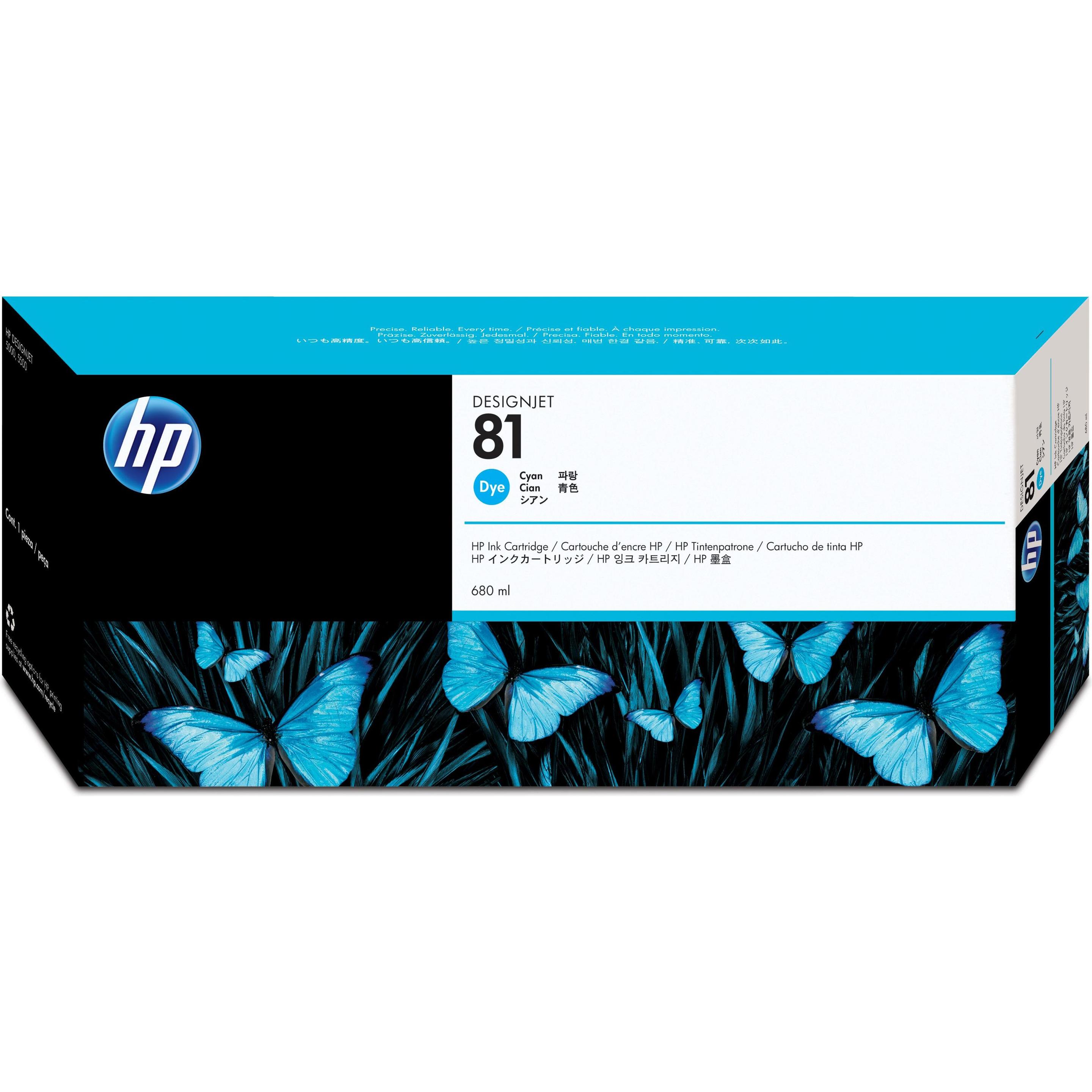 HP, Druckerpatrone, 81 (C)