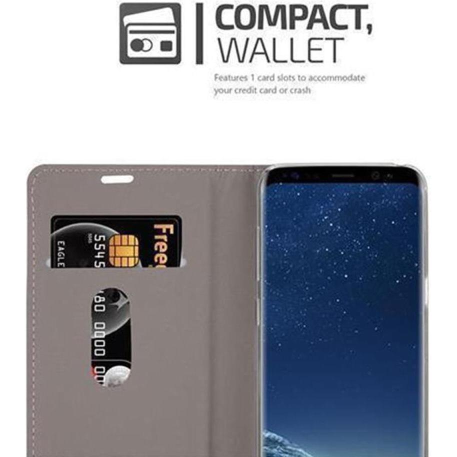 Thumbnail - Cadorabo Jeans Optik (Samsung Galaxy S8+), Smartphone Hülle, Braun, Grau