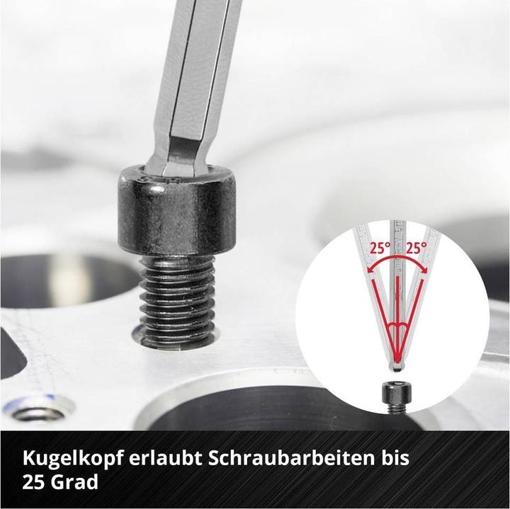 Actual product image Einhell Accessories T-Griff Schraubendr.Satz 6tlg (Allen screw)