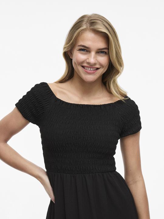 Actual product image Vila VIRITA Midi Gesmoktes Kleid (44)