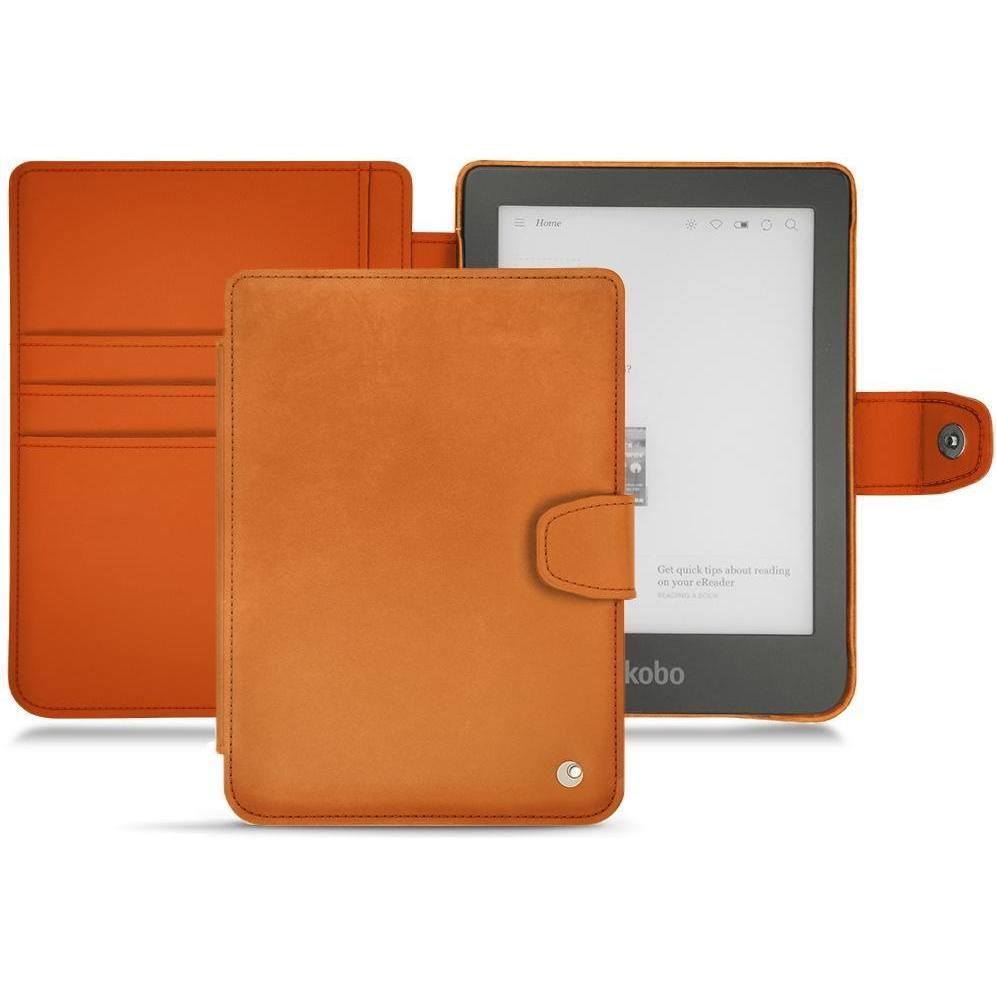Noreve Lederschutzhülle Wallet (Clara HD), eReader Zubehör, Orange