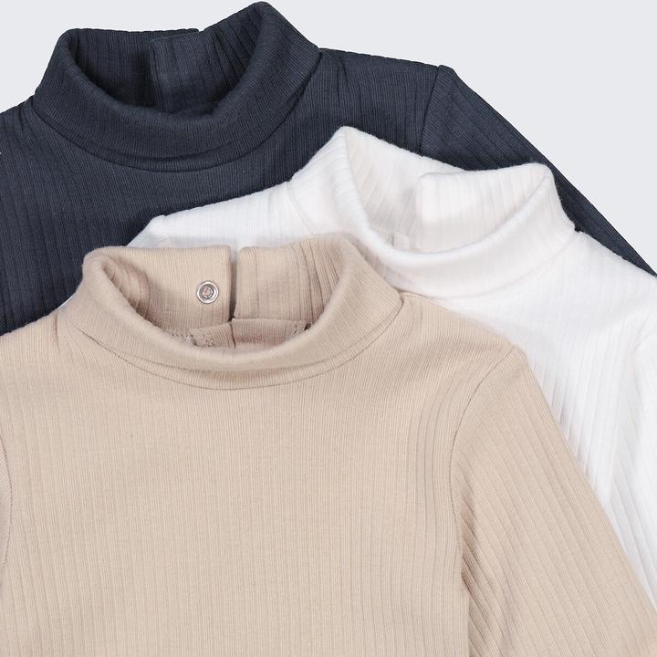 Produktbild La Redoute Collections 3er-Pack Bodys mit Stehkragen (68)