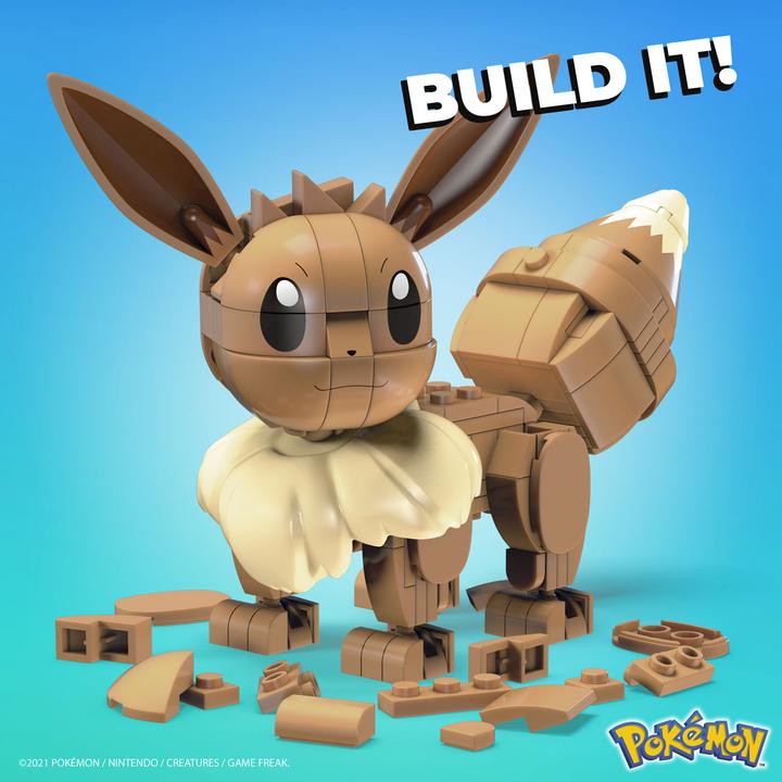 Actual product image Mega Construx Pokémon Build & Show Eevee