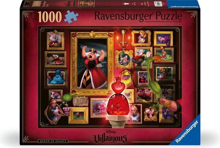 Image du produit Ravensburger Puzzle 1000 pièces 12000038 - La reine de coeur de Disney Villainous - Les personnages populaires (1000 pièces)
