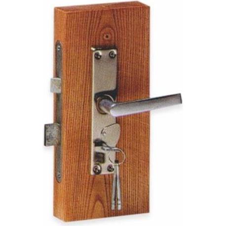 Kurzemes, Türschloss + Schliesszylinder, MORTISE LOCK ZV9A-1 469Z-35804/2-DB WHI (Profilzylinder)
