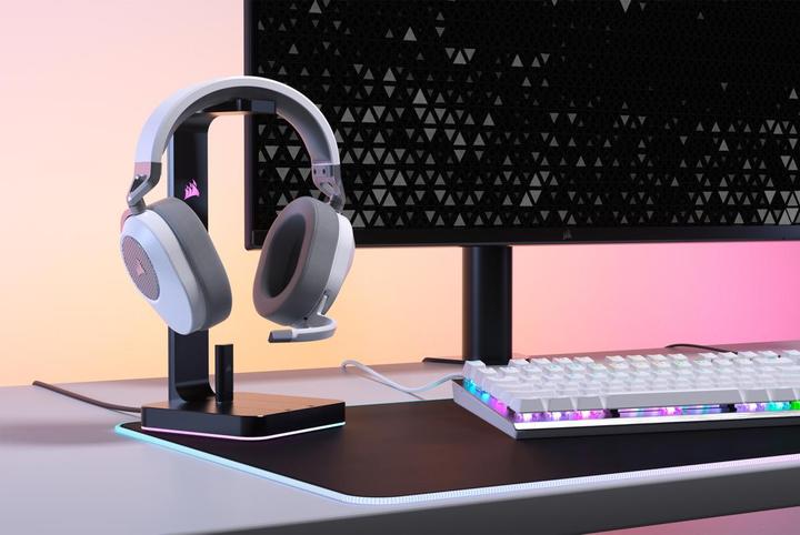 Actual product image Corsair HS65 WIRELESS Kopfhörer Kabellos im Ohr Gaming Bluetooth Weiss (Wireless)