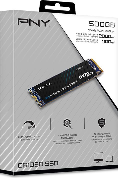 Immagine prodotto PNY CS1030 (500 GB, M.2 2280)