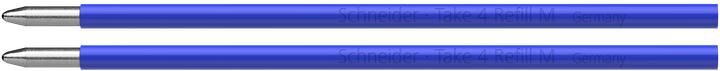 Produktbild Schneider Ersatz Vierfarbmine für Take 4 blau Strichstärke: M (2 Stück, Blau)