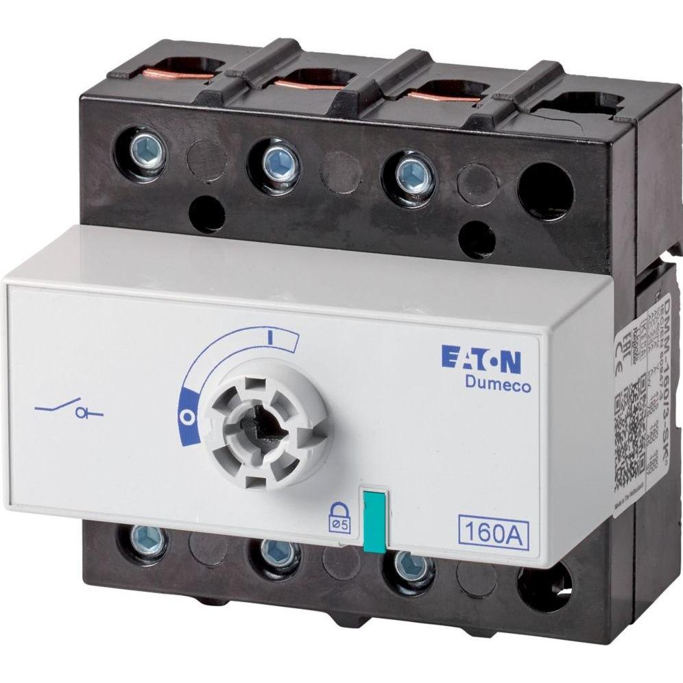 Eaton, Systemstromversorgung, Lasttrennschalter, DMM, 160 A, 3-polig, STOPP-Funktion optional, ohne Drehgriff und Antrie...
