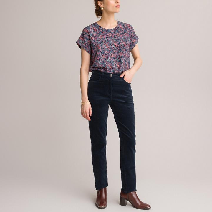 Actual product image Anne Weyburn Corduroy trousers with stretch (36)