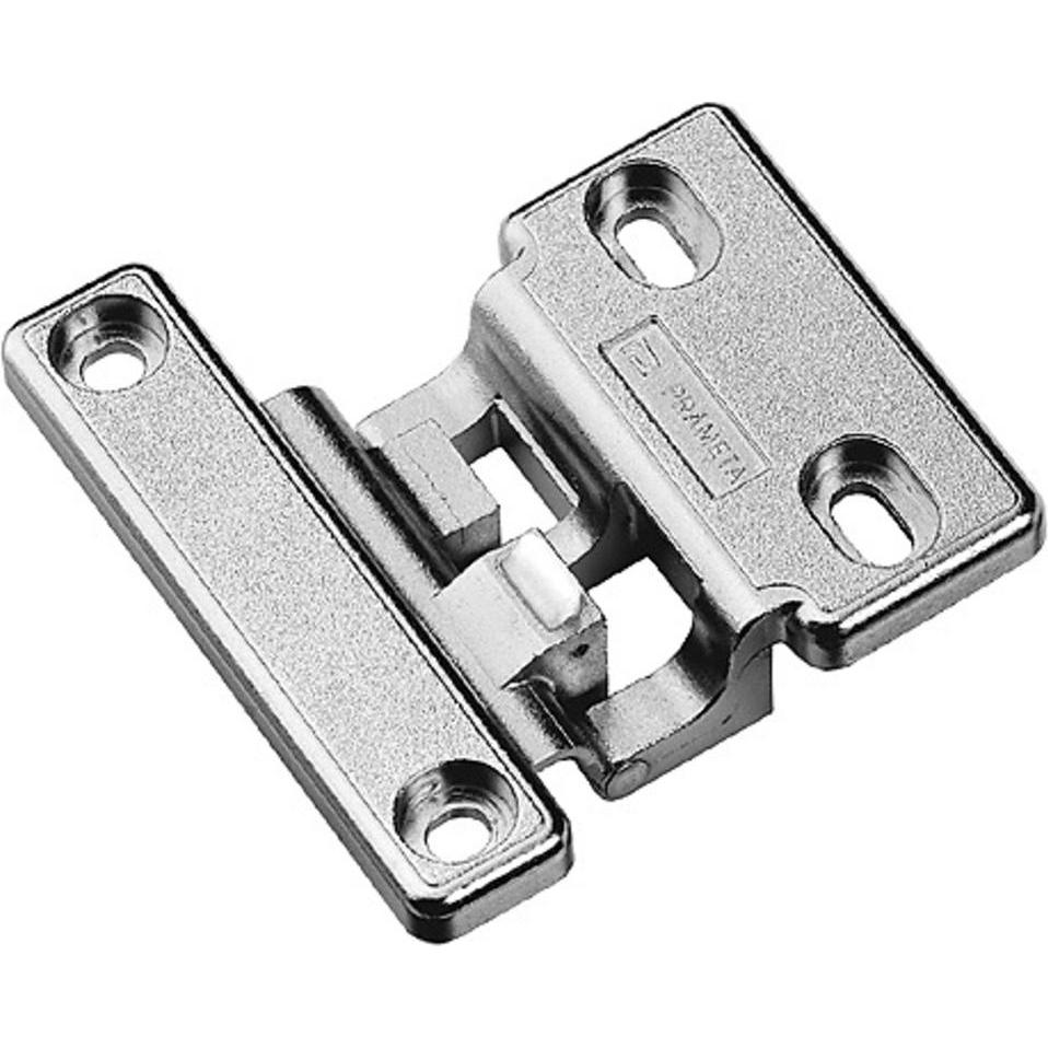 Prämeta, Möbelscharnier, Einachsbänder Dünntür-Flachband, Türauflage 3.5 mm, Eckband, R