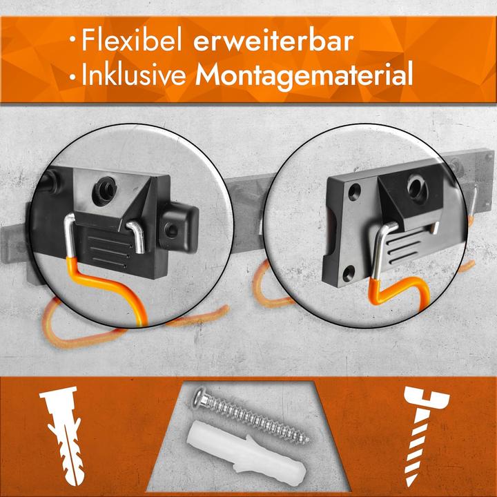 Produktbild Von Steineich Gartengerätehalter-Set mit rutschfesten Haken