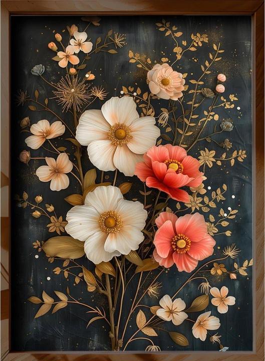 Wallxpert Immagine Fiori 35 x 47 cm (35 x 47 cm)