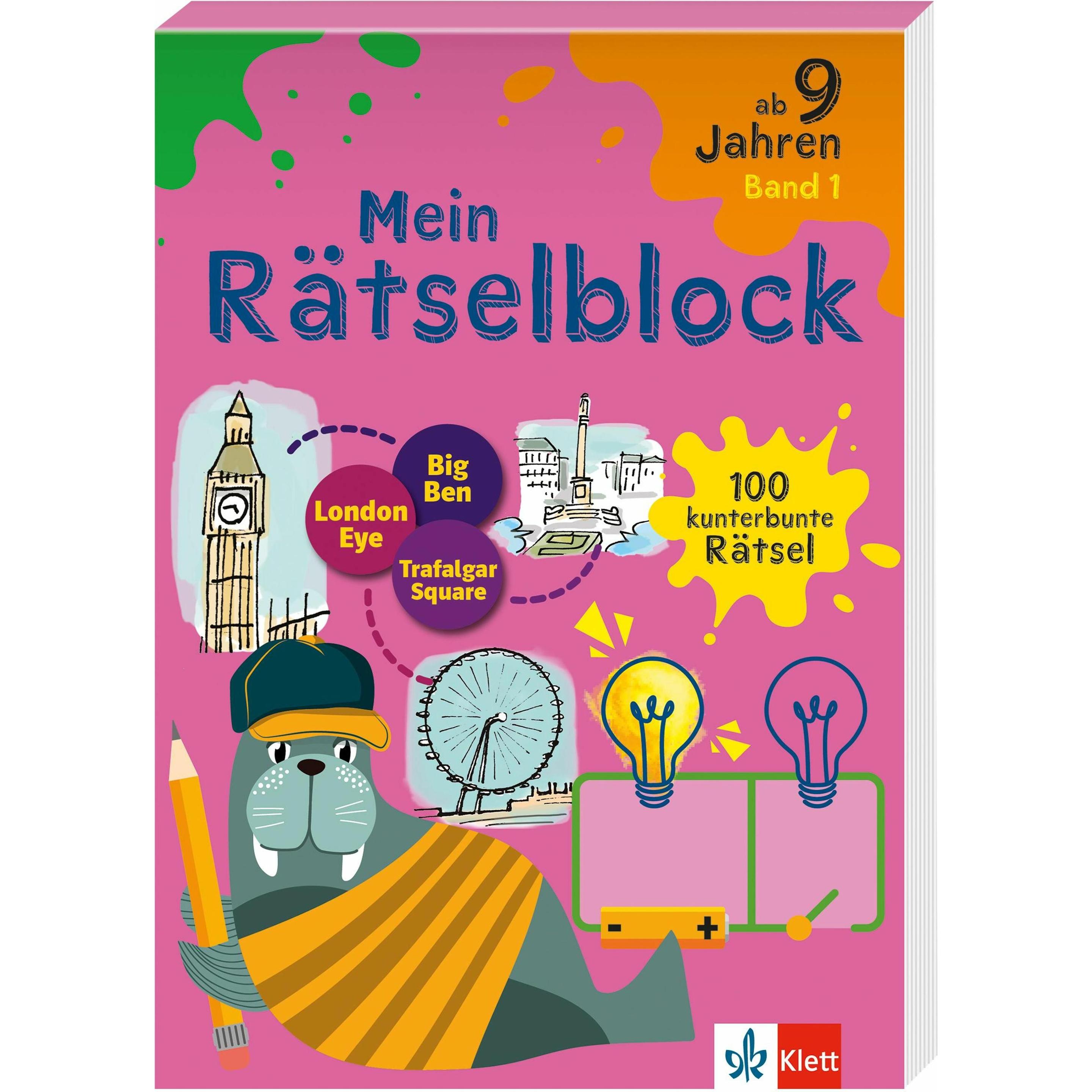 Klett Rätselblock ab 9 Jahren Band 1, Schulbücher