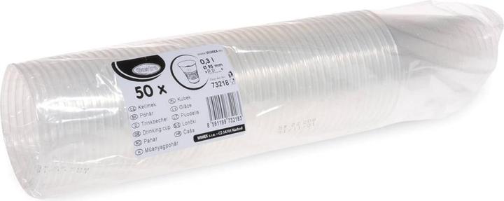 Produktbild Wimex.eu Trinkbecher (PP) klar 95mm 0,3L - 50 Stück (50 x)