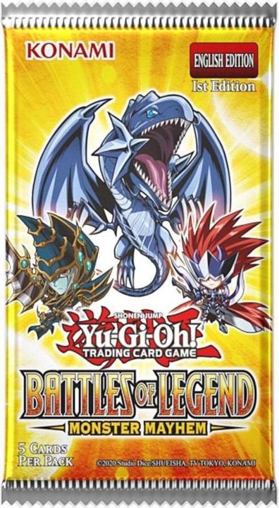Actual product image Konami Yu-Gi-Oh! Box 24 Buste Battle of Legend Monster Mayhem ENG (English, Booster Pack)