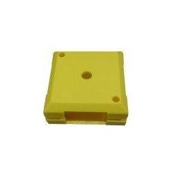 Allnet BrickÂRÂknowledge Kunststoffschale 1x1 gelb oben und unten 10er Pack, PC Gehäuse, Gelb