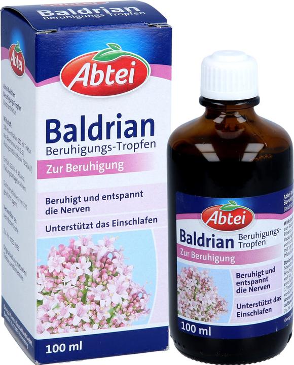 Abtei Valerian Calming Drops Herbal Medicine from Valerian Root Calms and Relaxes Supports Falling Asleep