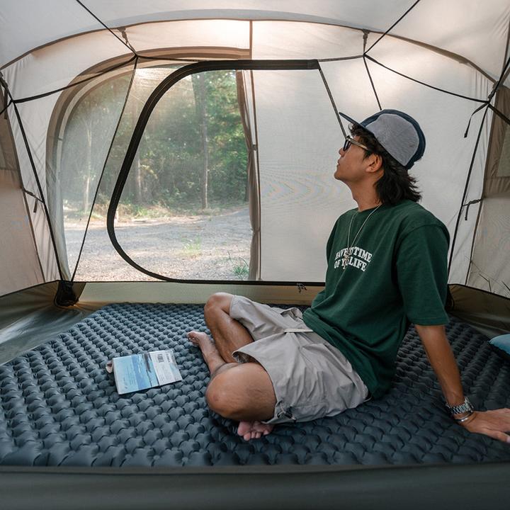 Actual product image Naturehike Shandi tent for two bedrooms cnk2300zp030-grey (Dome tent, 2 persons)
