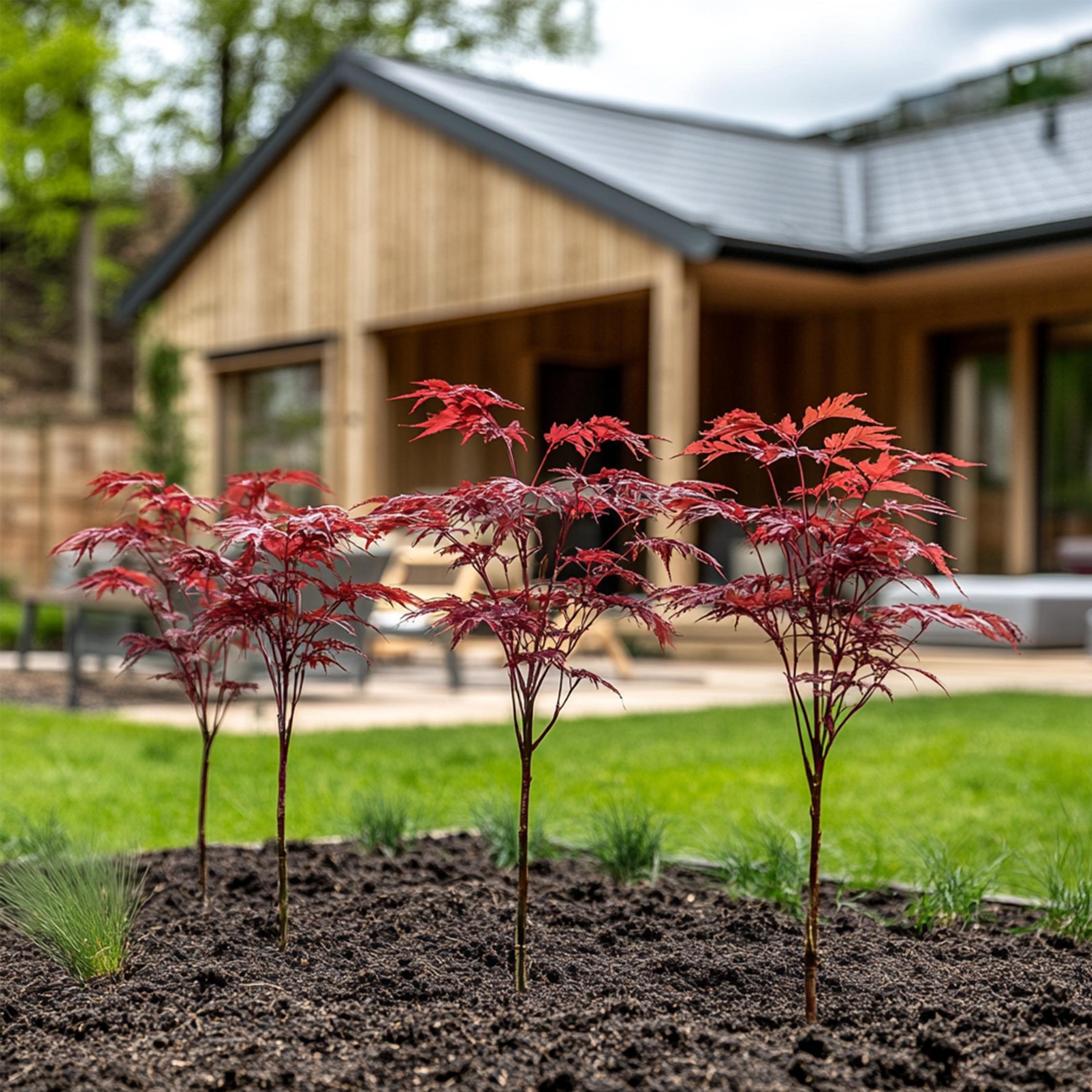 Thumbnail - Plant in a Box, Pflanzen, Acer palmatum 'Atropurpureum' - Ahorn Baum (25 cm)