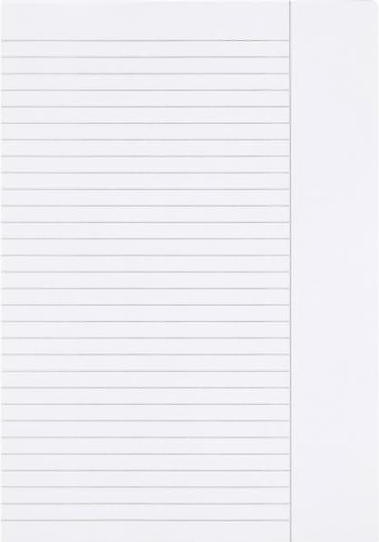 Actual product image Landré A4 2-fold-saddle stitching exercise book (A4, Lined, Hardcover)