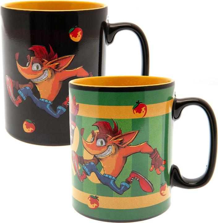 Produktbild Crash Bandicoot Tasse mit Farbwechsel Mega (460 ml, 1 x)