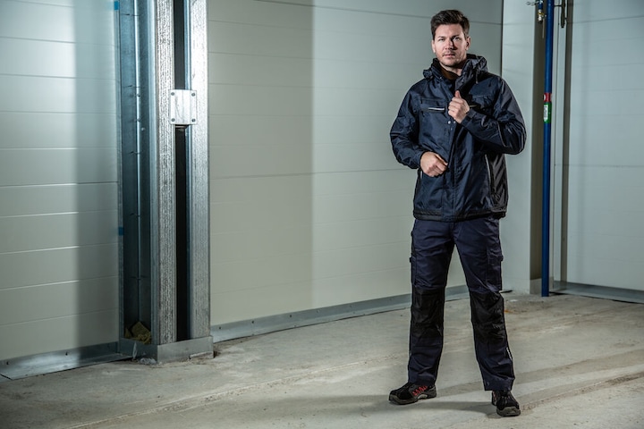 Image du produit Projob Veste de pluie imperméable au vent et à l'eau avec éléments contrastés