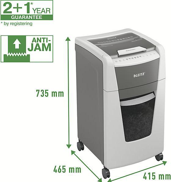 Productafbeelding Leitz IQ papiervernietiger Office 300 P-5 80160000 (Microcut)
