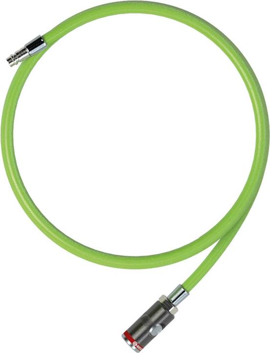 Actual product image Riegler Hose set hose d.15x9mm l.5m PVC fabric luminescent green safety coupling/grommet NW7.4