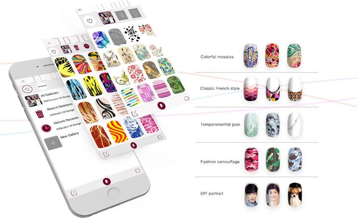 Produktbild Trisa Nail Art Printer (Nagelverzierung, Pink)