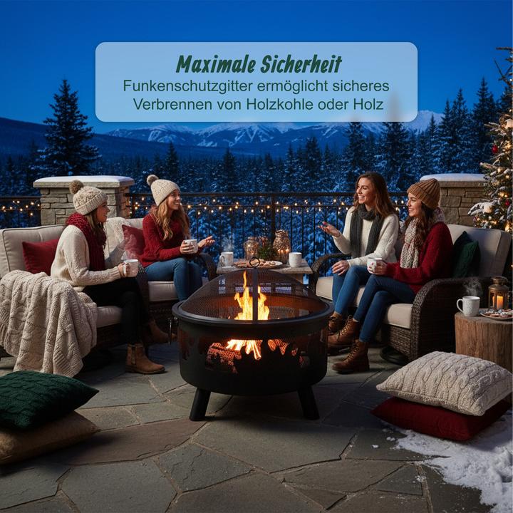 Produktbild Relaxdays Feuerschale (66 cm)