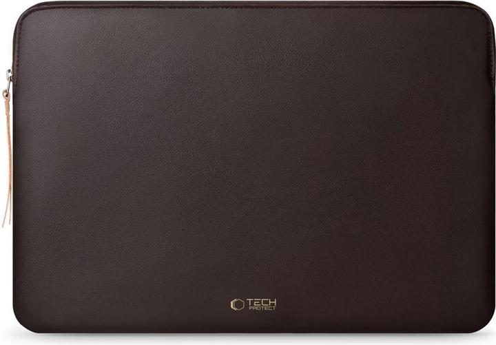 Tech-Protect Fleece-Laptoptasche 15-16 - Braun (16")