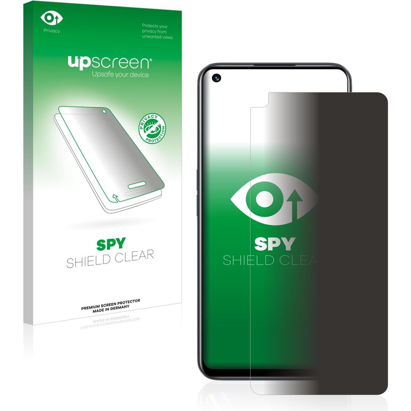 upscreen Spy Shield Blickschutzfolie (1 Stück, Realme 9 Pro), Smartphone Schutzfolie, Blau