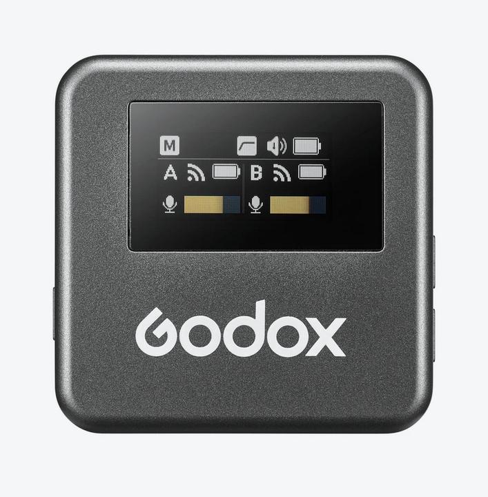 Actual product image Godox 2,4 GHz Zweikanal-Drahtlosmikrofonsystem mit Kugelcharakteristik