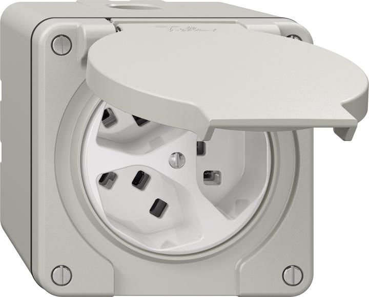 Feller NAP-Steckdose NEVO 3×T23 IP21