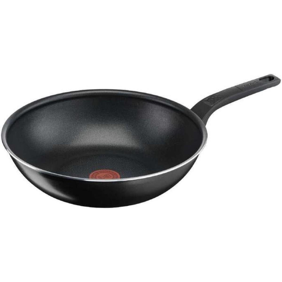 Tefal Simply Clean B5671953 Padella Wok/Padella rotonda, Padella + Pentola, Nero