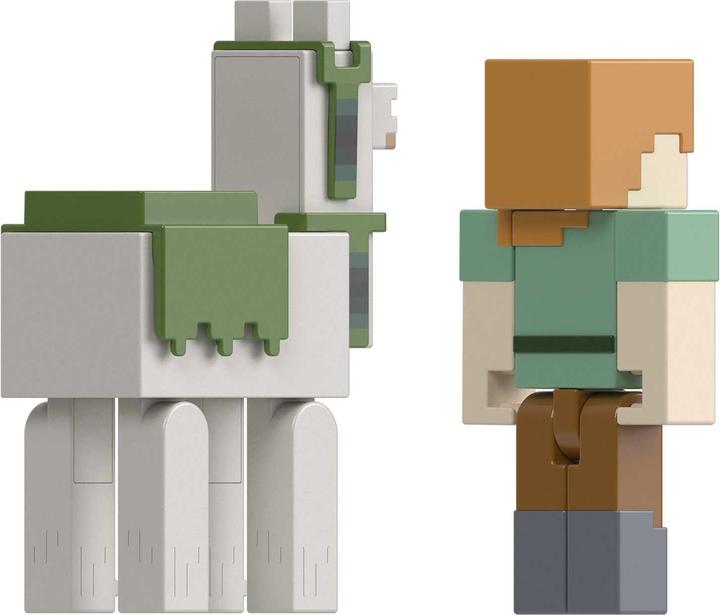 Actual product image Mattel Minecraft - Alex and Llama 2 pack. (GTT53)