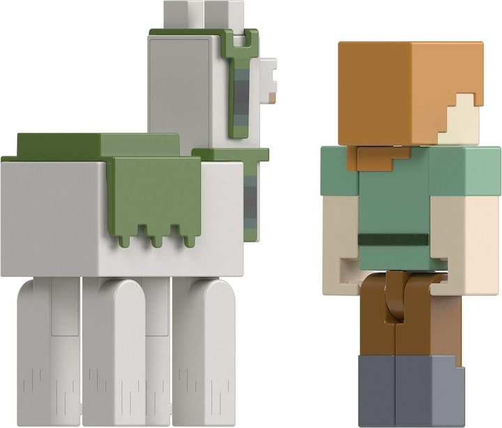 Produktbild Mattel Minecraft - Alex and Llama 2 pack. (GTT53)