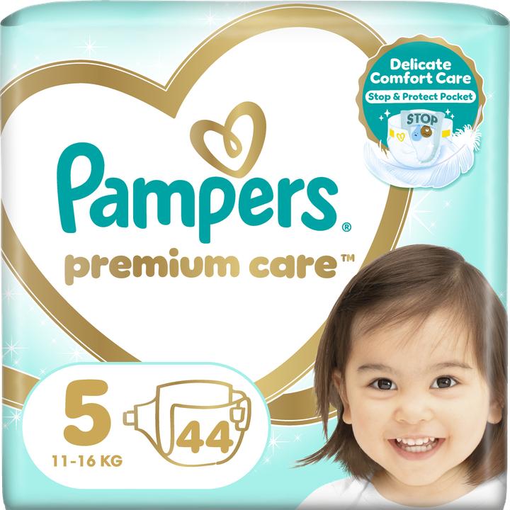 Actual product image Pampers Premium Care, 5, 11 - (e) (Size 5, Pack, 44 Piece)