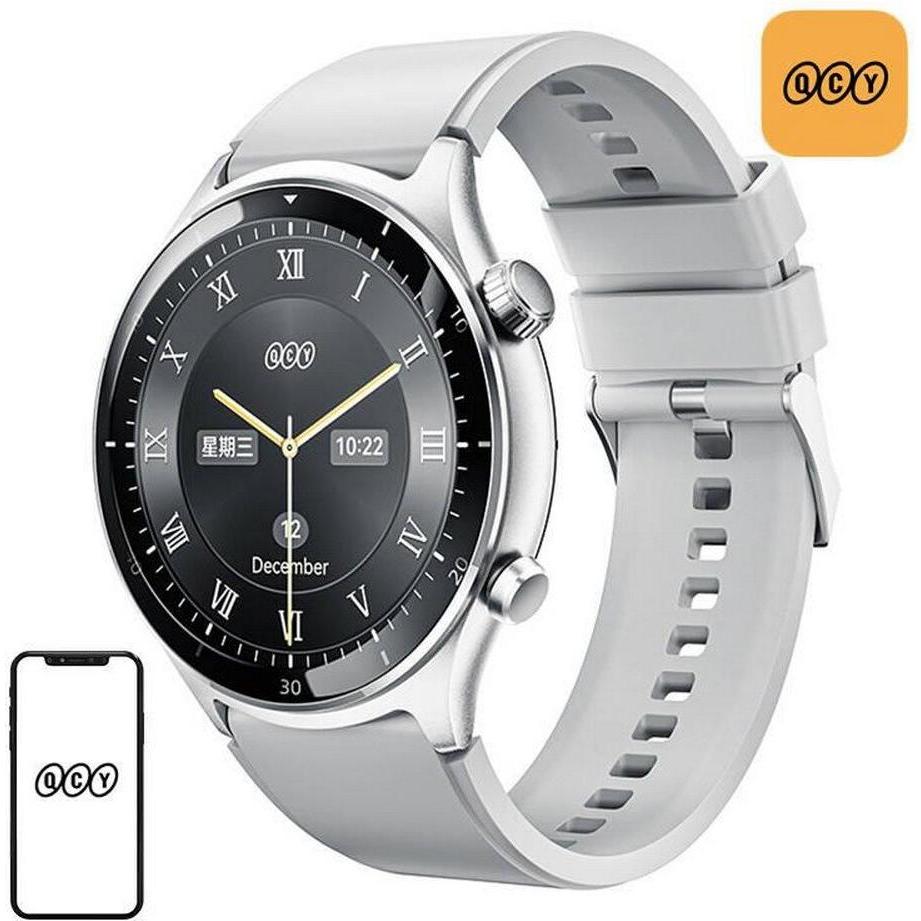 QCY S7 smartwatch (silver) (36.32 mm) (S7 silver)