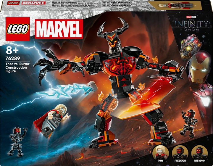 Immagine prodotto LEGO Figura di costruzione di Thor contro Surtur (76289, LEGO Marvel)