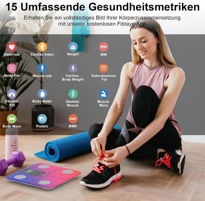 Immagine prodotto Healthkeep Scala del grasso corporeo (180 kg)